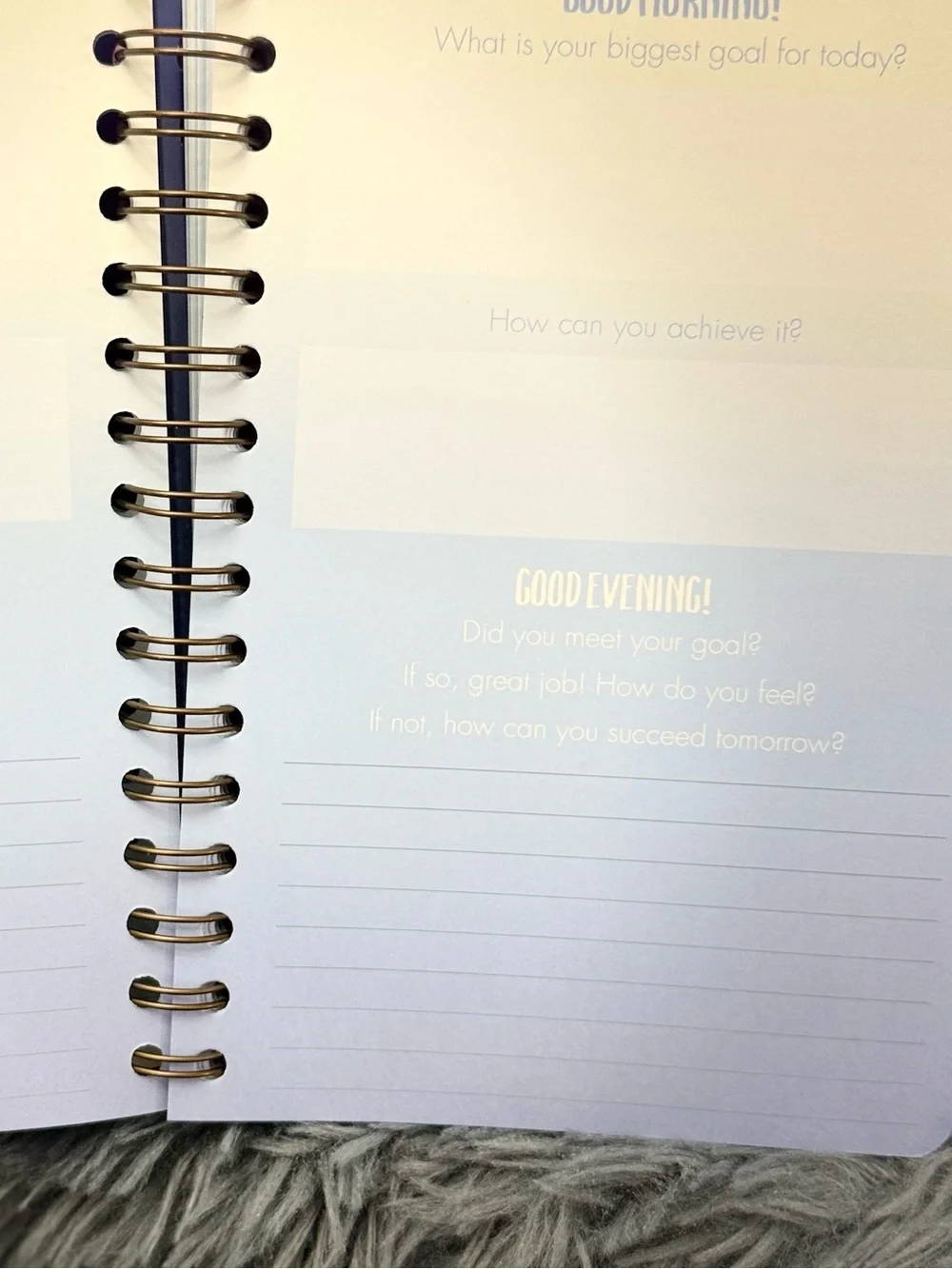 Guided Journal – Sunrise to Dusk Gradient (Yellow to Blue)